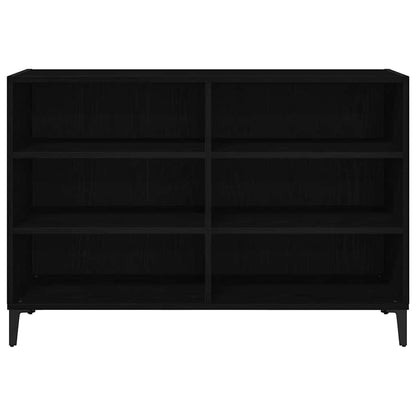 vidaXL Sideboard Black Oak 103.5 x 35 x 70 cm Engineered Wood 6
