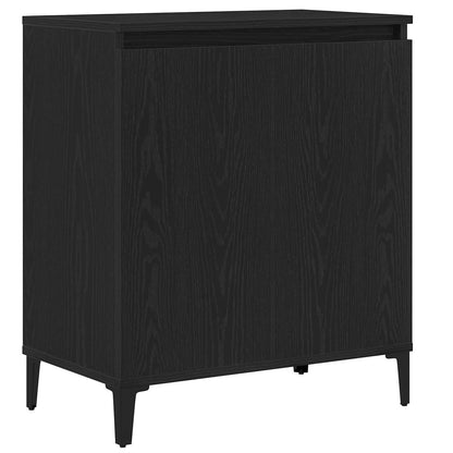 vidaXL Sideboard Black Oak 60 x 35 x 70 cm Engineered Wood 2
