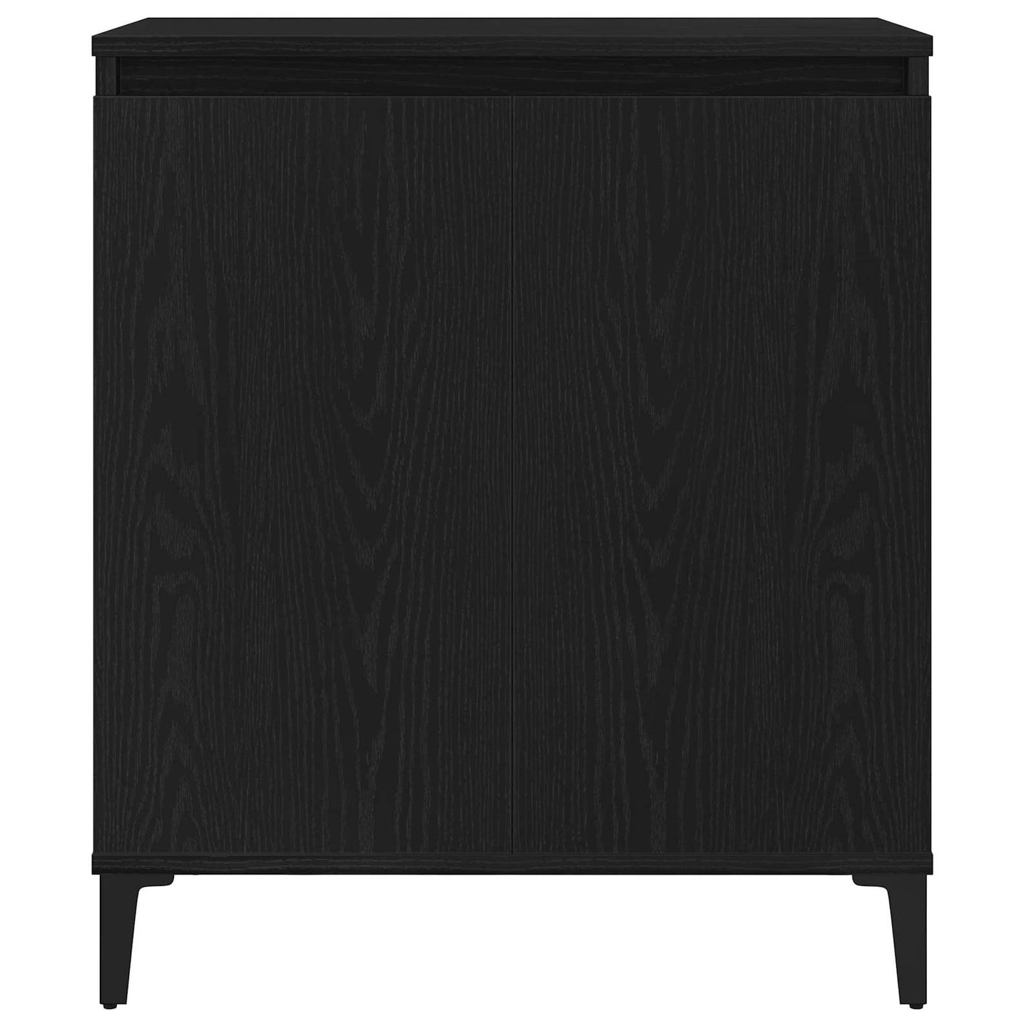 vidaXL Sideboard Black Oak 60 x 35 x 70 cm Engineered Wood 6