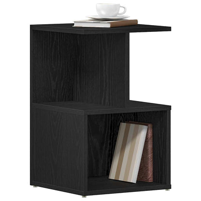 vidaXL Bedside Cabinet 2 pcs Black Oak 35 x 35 x 55 cm Engineered Wood 3