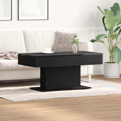 vidaXL Coffee Table Black Oak 96 x 50 x 45 cm Engineered Wood 1