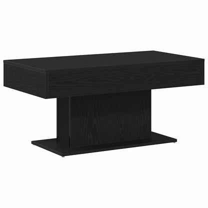vidaXL Coffee Table Black Oak 96 x 50 x 45 cm Engineered Wood 5