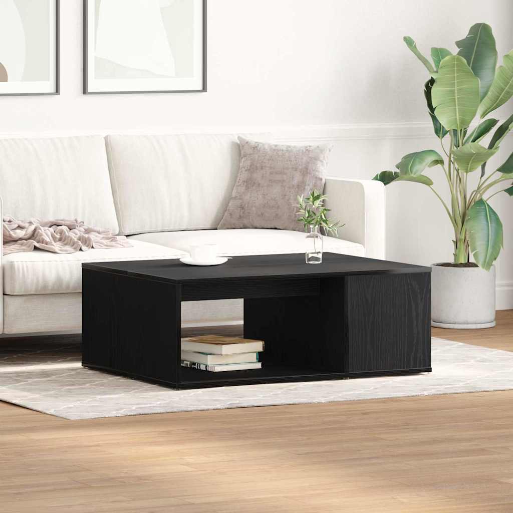 vidaXL Coffee Table Black Oak 90 x 67 x 33 cm Engineered Wood 1