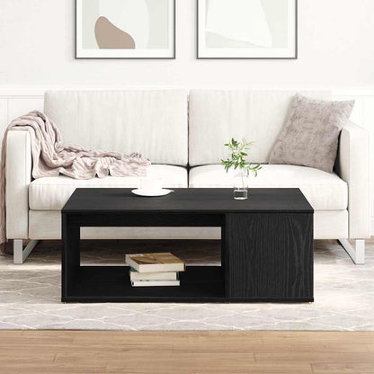 vidaXL Coffee Table Black Oak 90 x 67 x 33 cm Engineered Wood 4