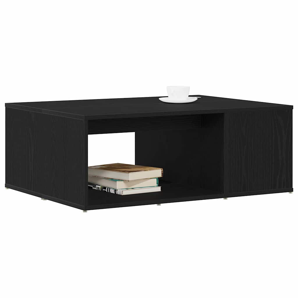vidaXL Coffee Table Black Oak 90 x 67 x 33 cm Engineered Wood 3