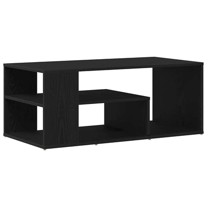 vidaXL Coffee Table Black Oak 100 x 50 x 40 cm Engineered Wood 2