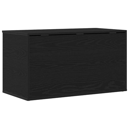 vidaXL Storage Box Black Oak 84 x 42 x 46 cm Engineered Wood 6