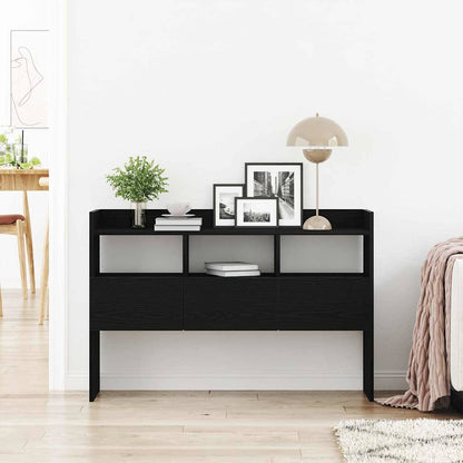 vidaXL Sideboard Black Oak 105 x 30 x 70 cm Engineered Wood 4
