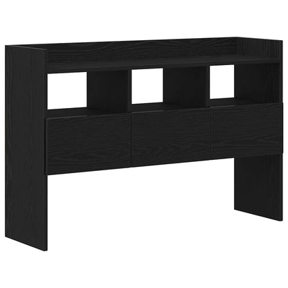 vidaXL Sideboard Black Oak 105 x 30 x 70 cm Engineered Wood 2