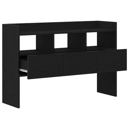 vidaXL Sideboard Black Oak 105 x 30 x 70 cm Engineered Wood 5