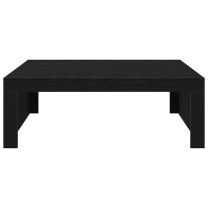 vidaXL Coffee Table Black Oak 100 x 100 x 35 cm Engineered Wood 6