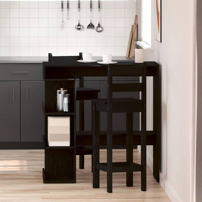 vidaXL Bar Table with Storage Rack 100x50x101.5 cm