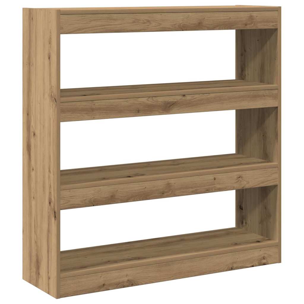 vidaXL Book Cabinet 3-Tier 100 x 30 x 103 cm Engineered Wood 2