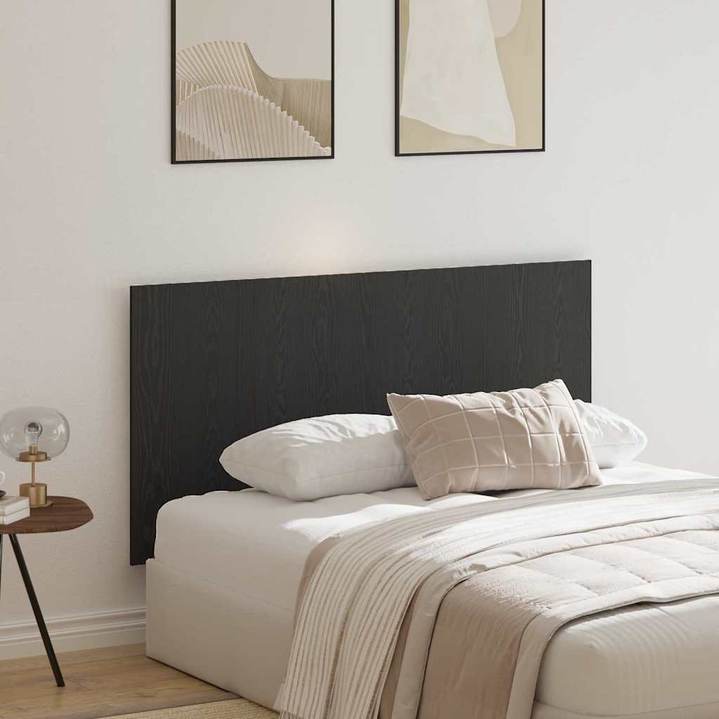 vidaXL Bed Headboard Black Oak Engineered Wood 1