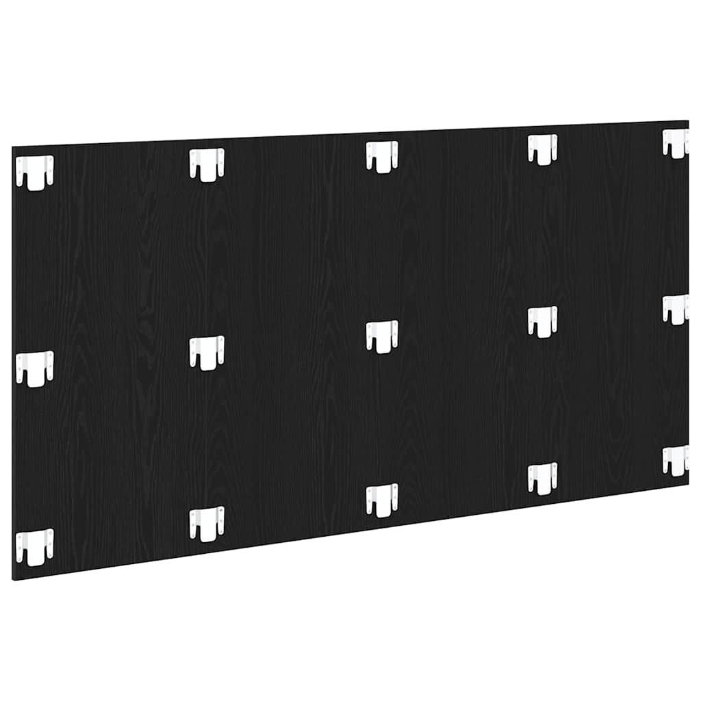 vidaXL Bed Headboard Black Oak Engineered Wood 4