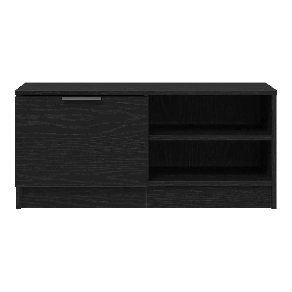TV Cabinet Set 80x35x36.5 cm Engineered Wood 2 pcs Black oak