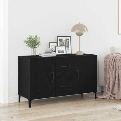vidaXL Sideboard Black Oak 100 x 36 x 60 cm Engineered Wood 1
