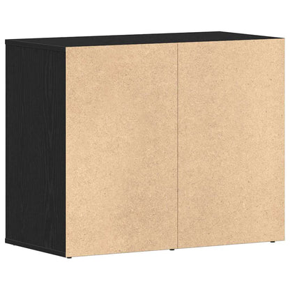 vidaXL Cosmetic Cabinet Black Oak 80 x 40 x 65 cm Engineered Wood 5