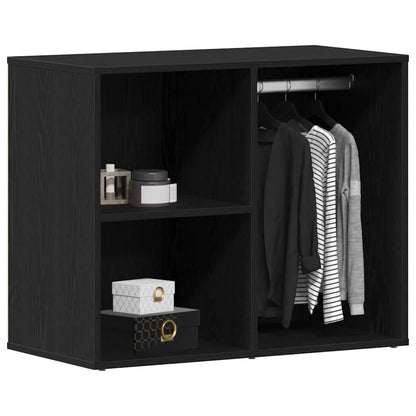 vidaXL Cosmetic Cabinet Black Oak 80 x 40 x 65 cm Engineered Wood 3