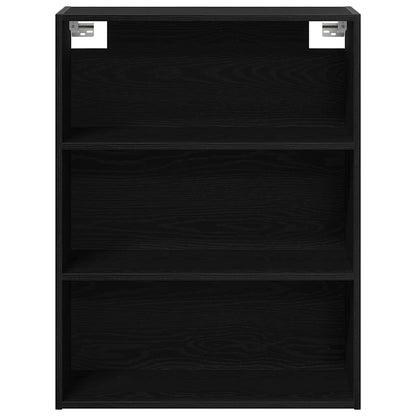 vidaXL Hanging Wall Cabinet Black Oak 69.5 x 32.5 x 90 cm 5