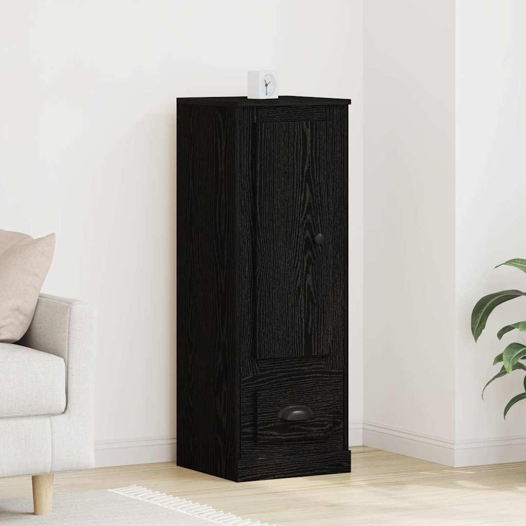vidaXL Highboard Black Oak 36 x 35.5 x 103.5 cm Engineered Wood 1