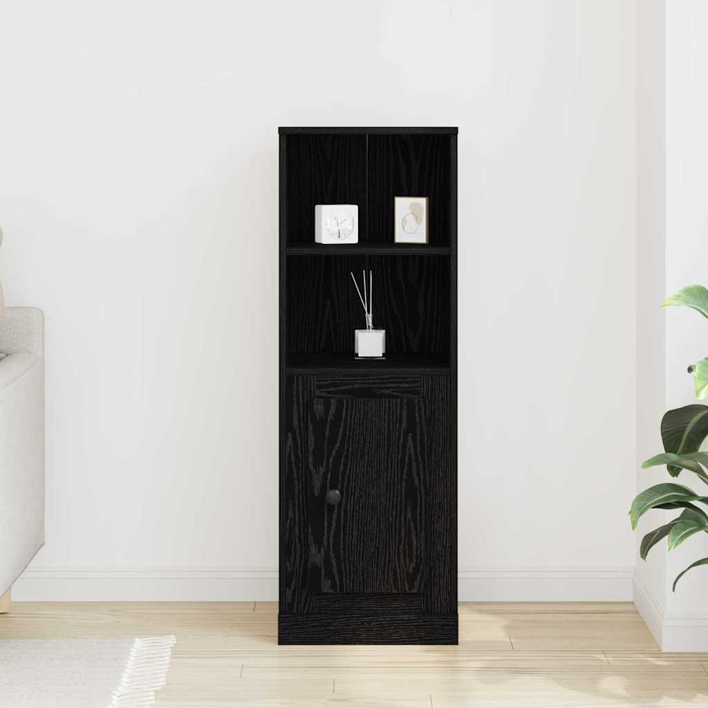 vidaXL Highboard Black Oak 36 x 35.5 x 103.5 cm Engineered Wood 4