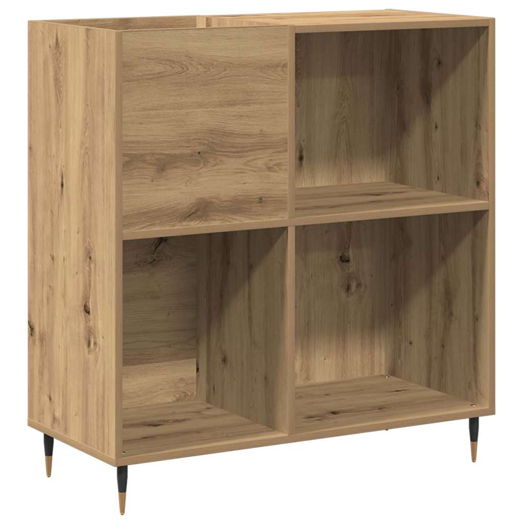 vidaXL Record Cabinet Artisan oak 85 x 38 x 89 cm Engineered Wood 2