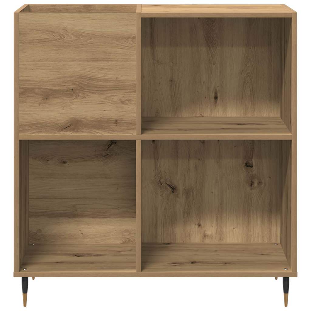 vidaXL Record Cabinet Artisan oak 85 x 38 x 89 cm Engineered Wood 5
