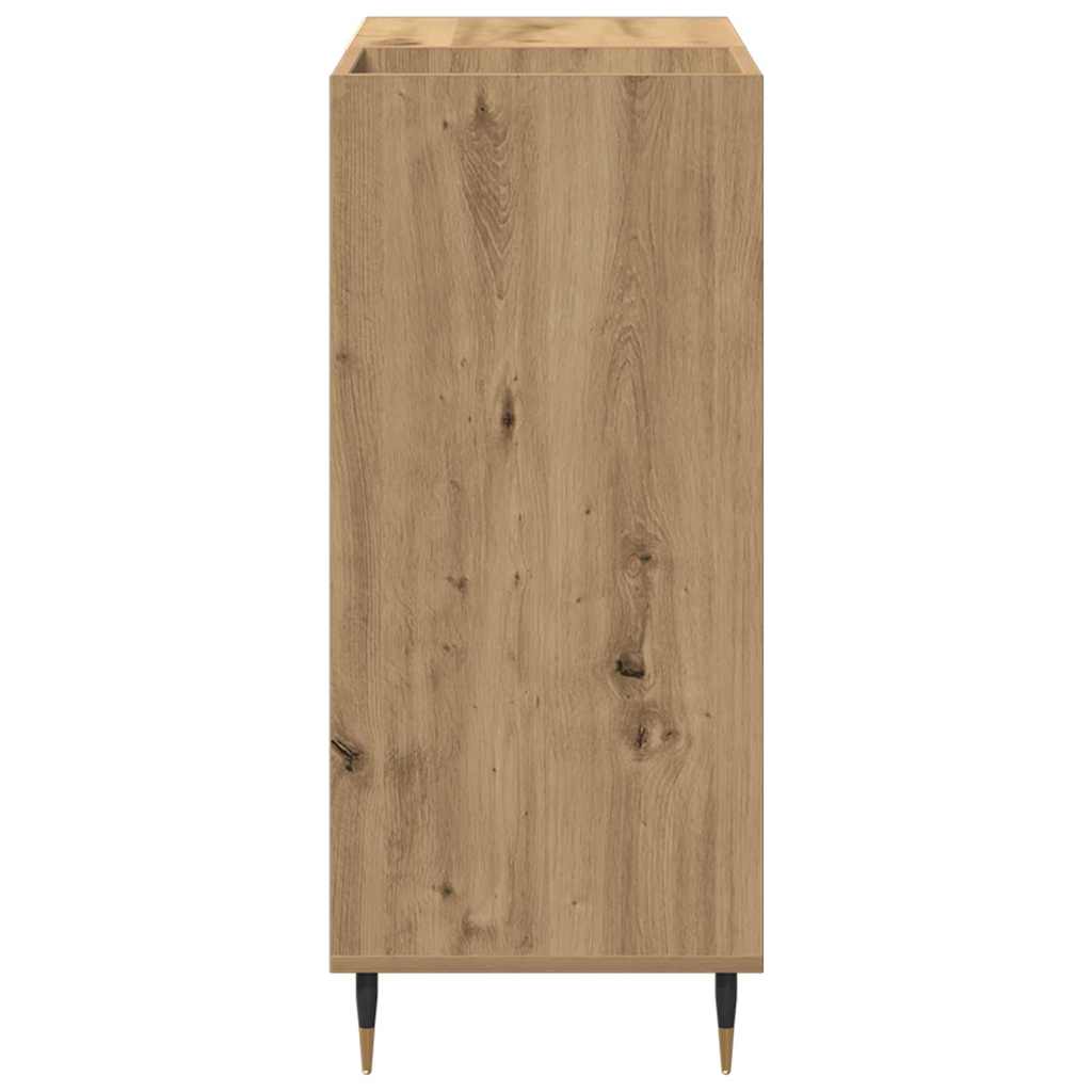 vidaXL Record Cabinet Artisan oak 85 x 38 x 89 cm Engineered Wood 6