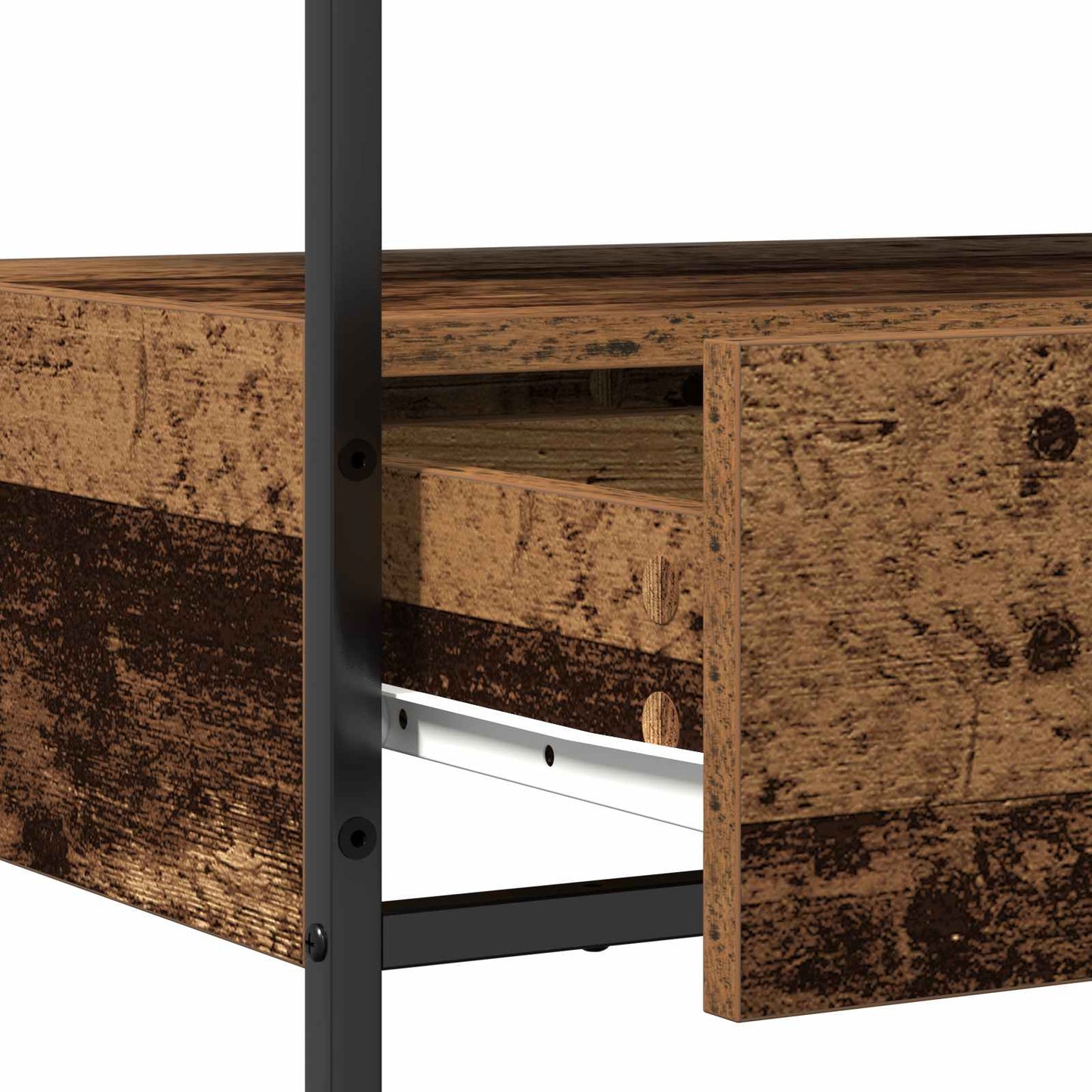 vidaXL Console Table Old Wood 75 x 40 x 75 cm Engineered Wood 5