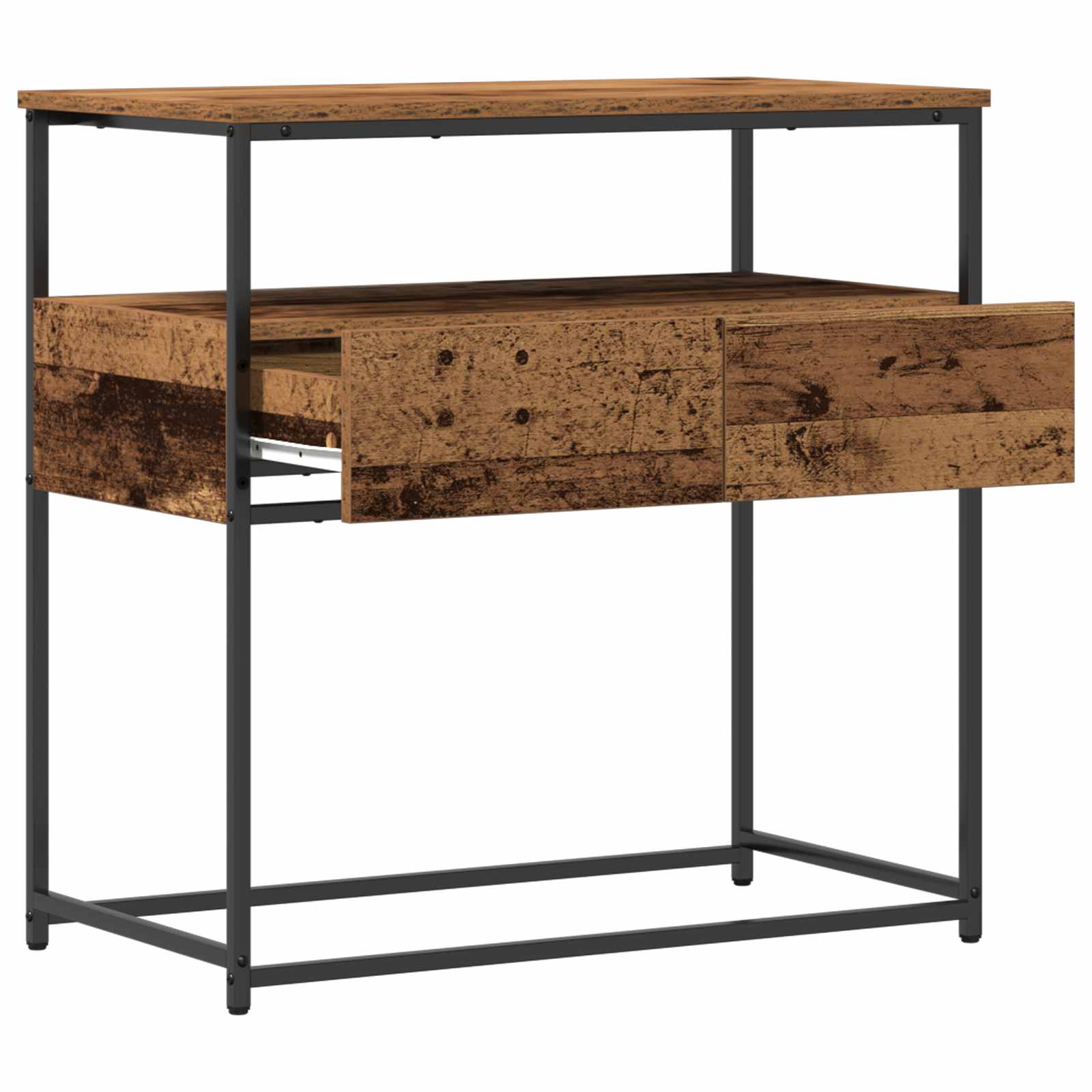 vidaXL Console Table Old Wood 75 x 40 x 75 cm Engineered Wood 2