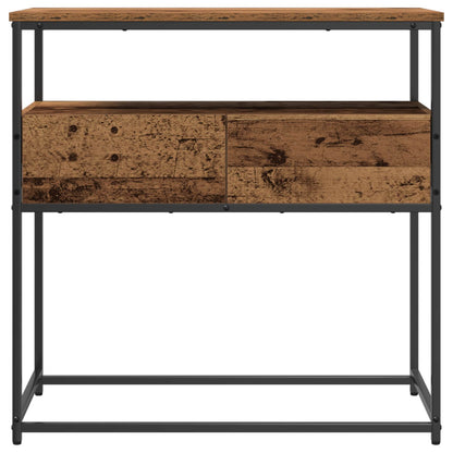 vidaXL Console Table Old Wood 75 x 40 x 75 cm Engineered Wood 3