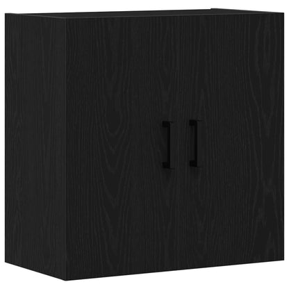 vidaXL Wall-mounted Cabinet 60 x 31 x 60 cm Engineered Wood Black Oak 2