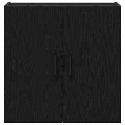 vidaXL Wall-mounted Cabinet 60 x 31 x 60 cm Engineered Wood Black Oak 4