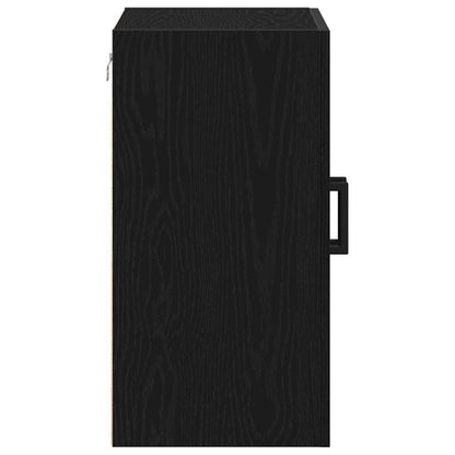vidaXL Wall-mounted Cabinet 60 x 31 x 60 cm Engineered Wood Black Oak 5