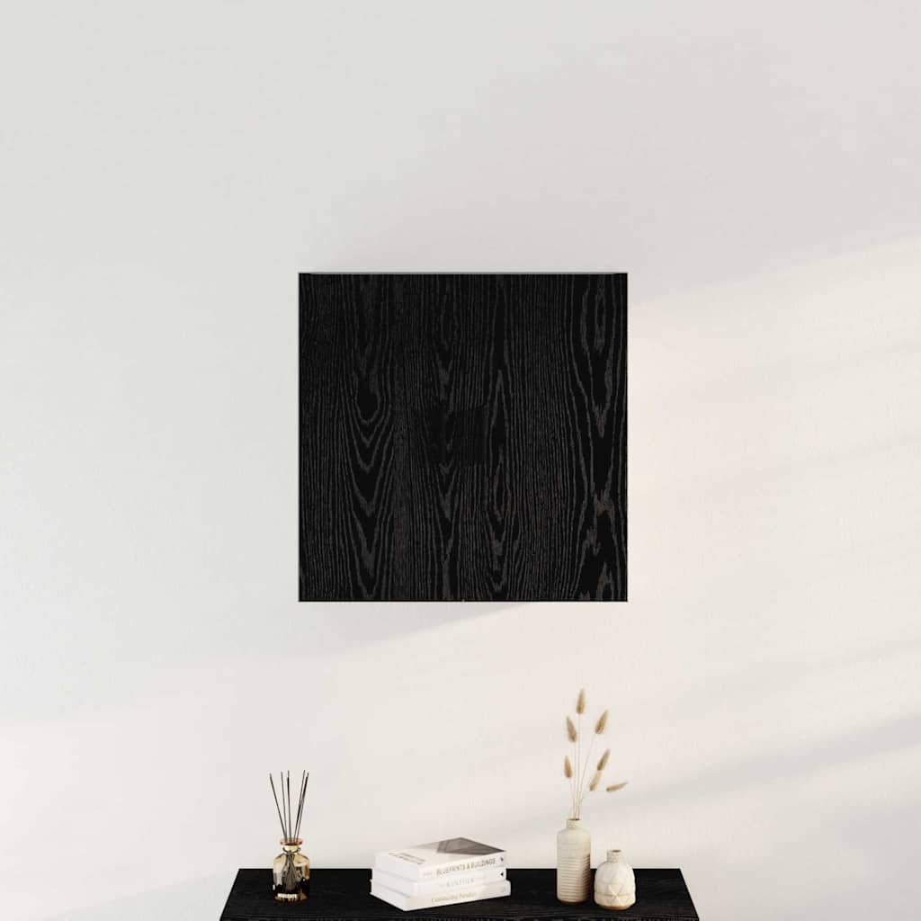 vidaXL Wall-mounted Cabinet 60 x 31 x 60 cm Engineered Wood Black Oak 4