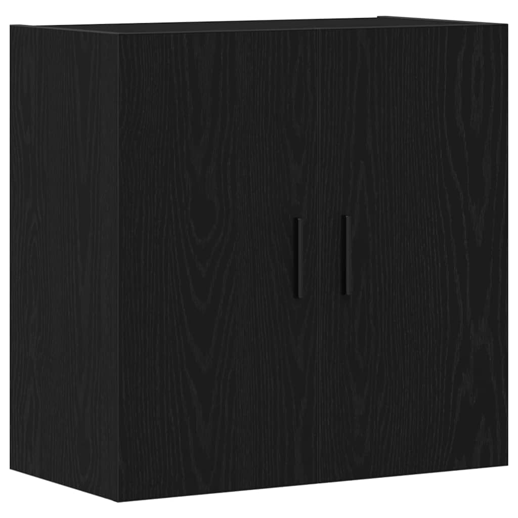 vidaXL Wall-mounted Cabinet 60 x 31 x 60 cm Engineered Wood Black Oak 2
