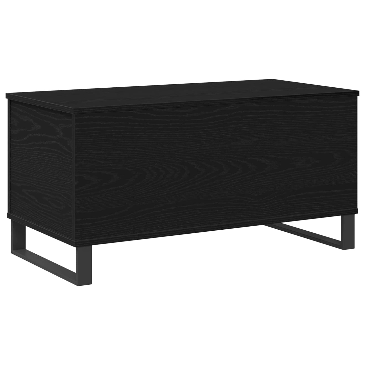 vidaXL Coffee Table Black Oak 90 x 44.5 x 45 cm Engineered Wood 3