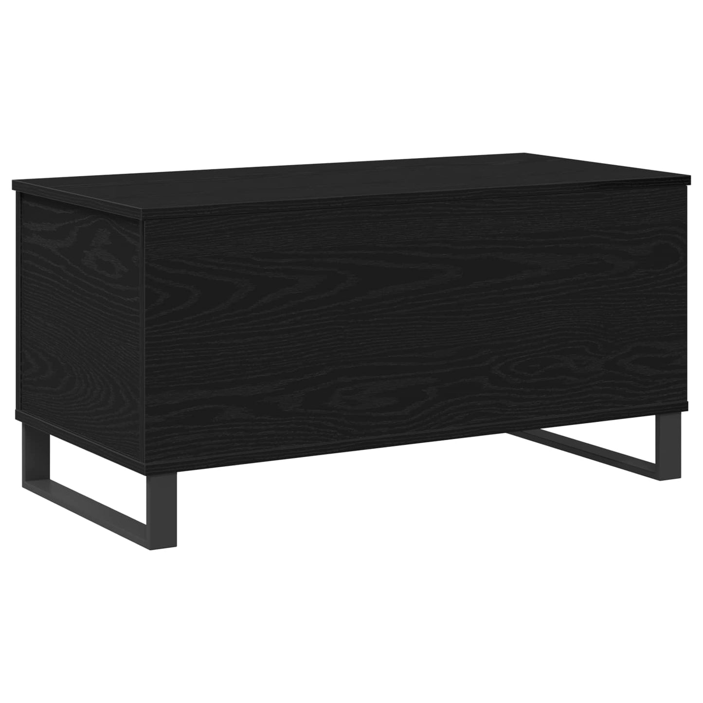 vidaXL Coffee Table Black Oak 90 x 44.5 x 45 cm Engineered Wood 6