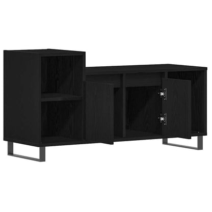 vidaXL TV Cabinet Set 100 x 35 x 55 cm Black Oak Engineered Wood 5
