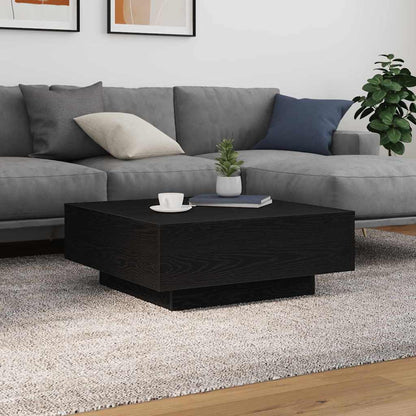 vidaXL Coffee Table with LED Lights 80x80x31 cm