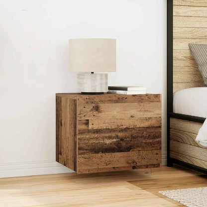 vidaXL Bedside Cabinet 2 pcs Old Wood 50 x 39 x 41 cm Engineered Wood 1
