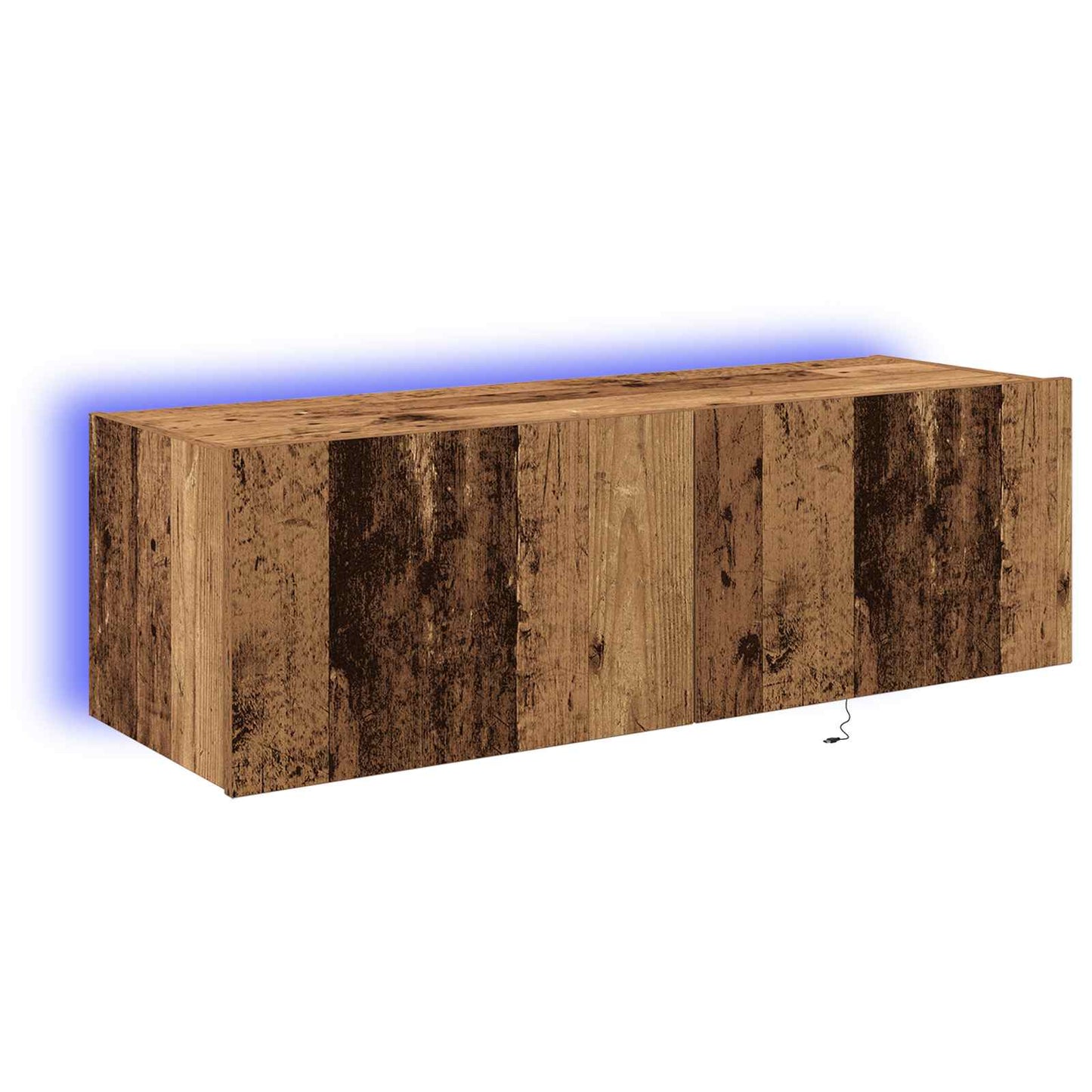 vidaXL TV Wall Cabinet 2 pcs Old Wood Engineered Wood 2