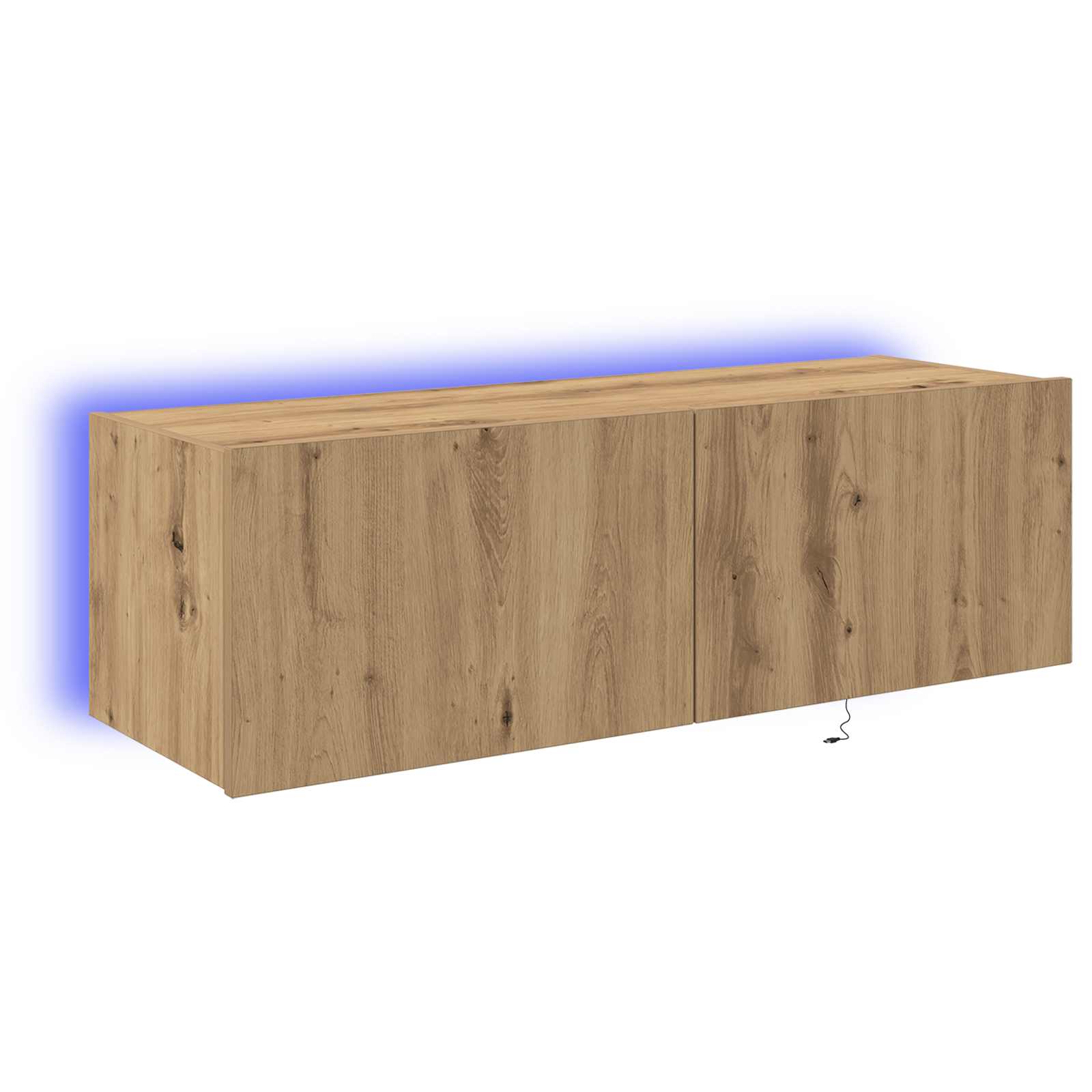 vidaXL TV Wall Cabinet 100 x 35 x 31 cm Artisan Oak Engineered Wood 2