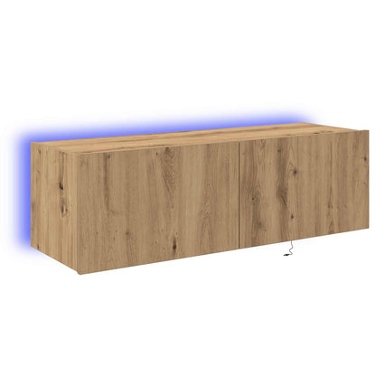vidaXL TV Wall Cabinet 100 x 35 x 31 cm Artisan Oak Engineered Wood 2