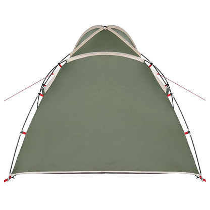 vidaXL Cabin Tent 2-Person Green Taffeta 6