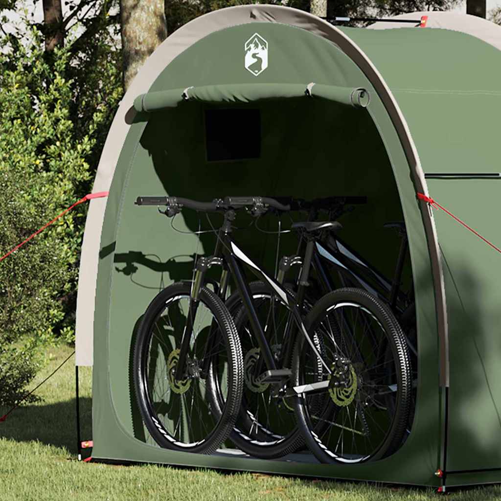vidaXL Bike Storage Tent 210 x 90 x 174 cm Waterproof Green 3