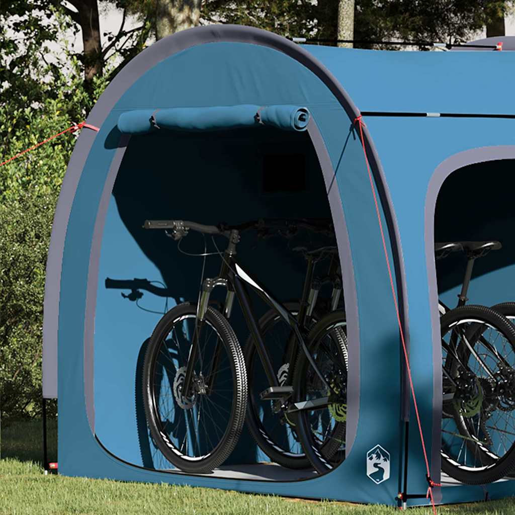 vidaXL Bike Storage Tent 210 x 156 x 180 cm Waterproof Blue 3