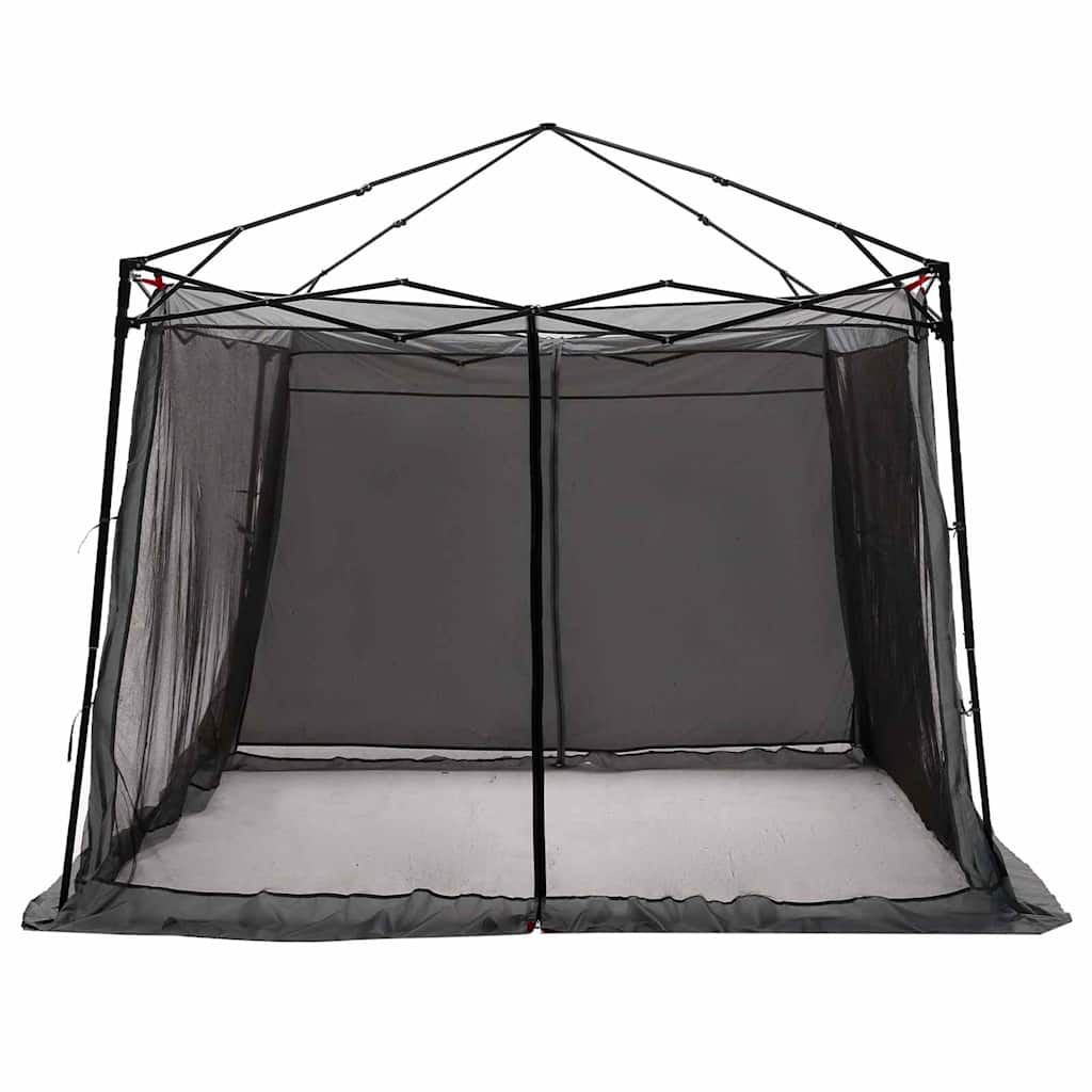 vidaXL Inner Tent 6-Person Grey and Orange Taffeta 2