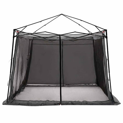vidaXL Inner Tent 6-Person Grey and Orange Taffeta 2